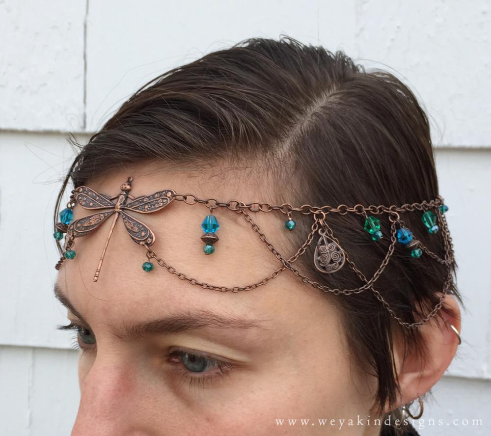 Moss Wings Copper Circlet       