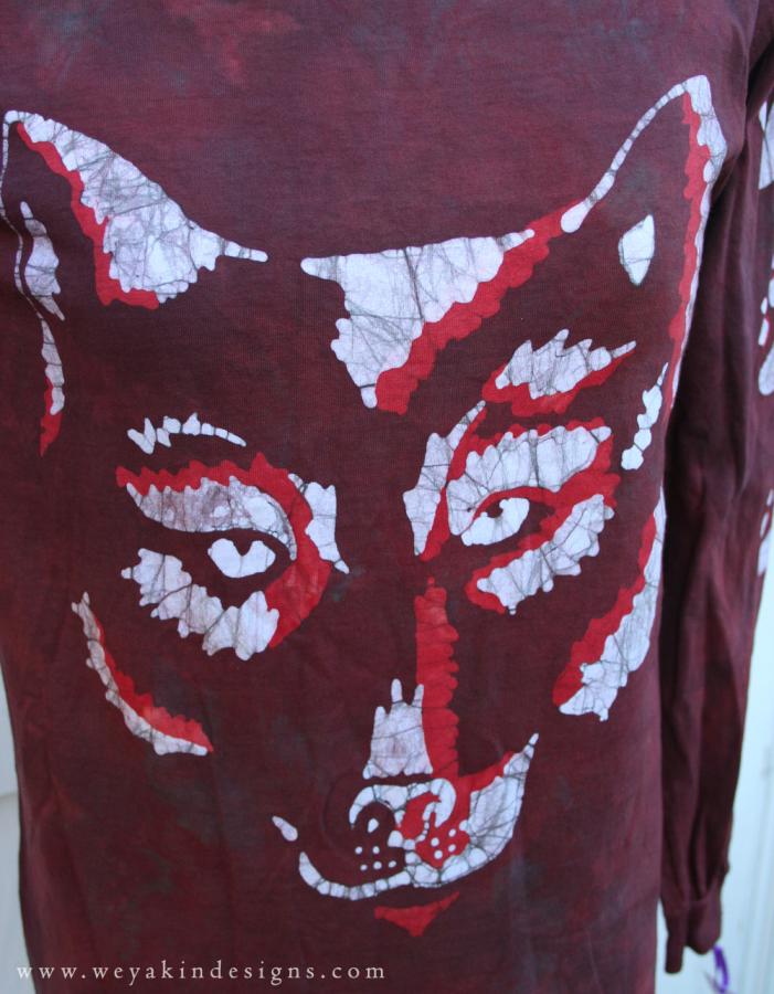 Red Wolf Long Sleeved T-Shirt 