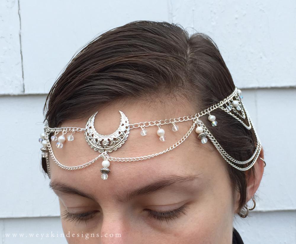 Snow Moon Bridal Circlet      